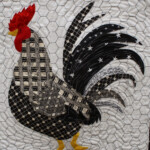 035 JPG 1436 1600 Animal Quilts Chicken Quilt Applique Quilts