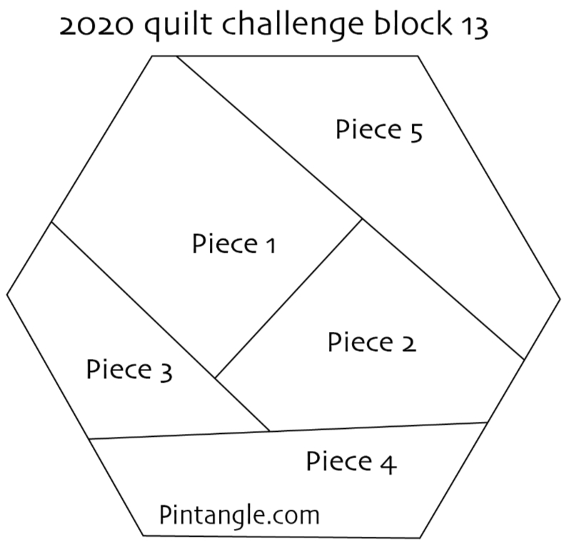 2020 Crazy Quilt Block 13 Pattern Pintangle