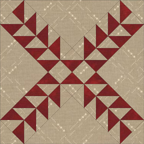 Pennsylvania Quilt Block Pattern - QuiltBlockPatterns.net