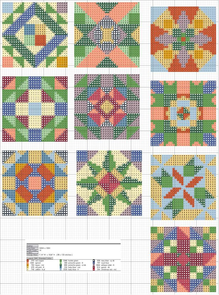 88 Best Cross Stitch Quilt Blocks Images On Pinterest Punto Croce 