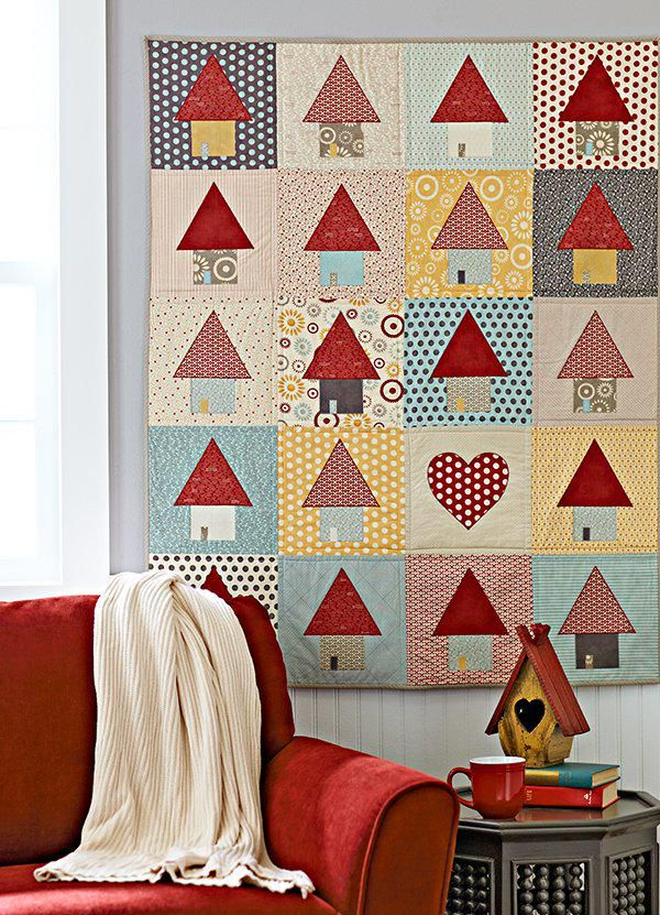 All People Quilt On Twitter House Quilts Quilt Block Patterns House