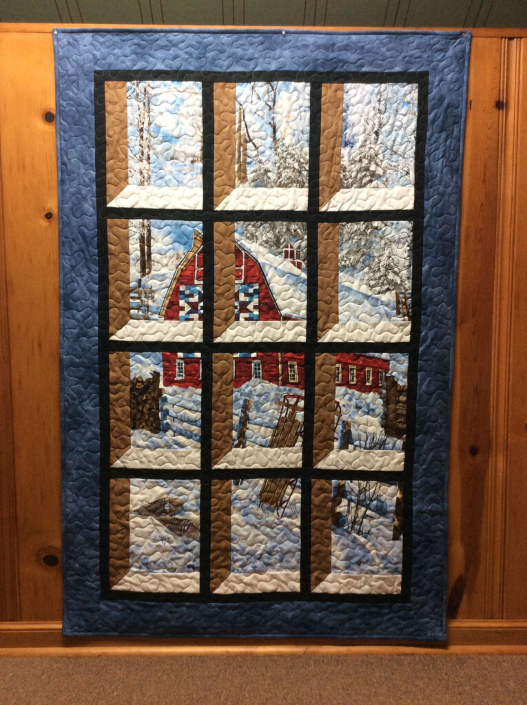 Attic Window Quilt Barn Quilt Attic Window Quilts Fabric Panel 