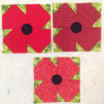 Aussie Hero Quilts and Laundry Bags POPPY BLOCK TUTORIAL