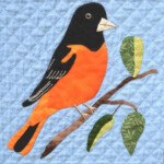 Baltimore Oriole Applique Block Craftsy Bird Quilt Blocks Bird