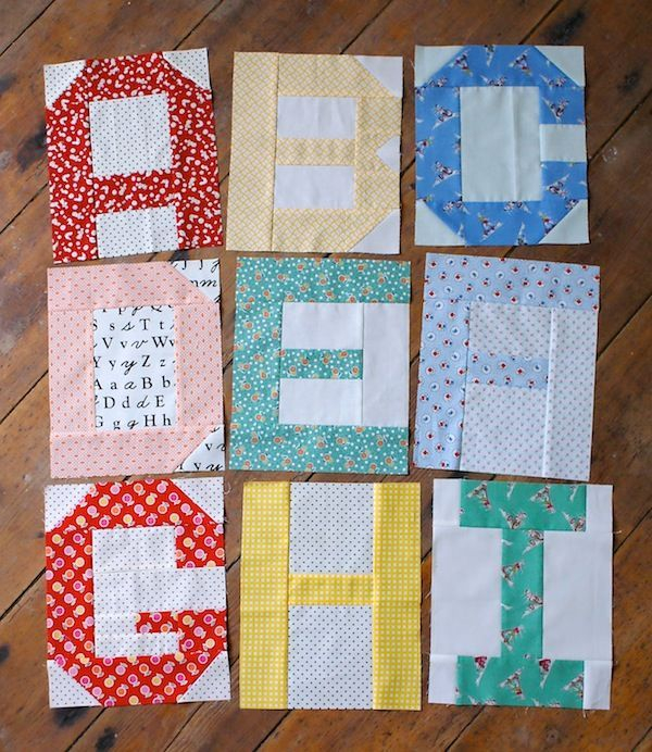 Best Day Ever FREE Alphabet Characters Block Patterns Alphabet Quilt 