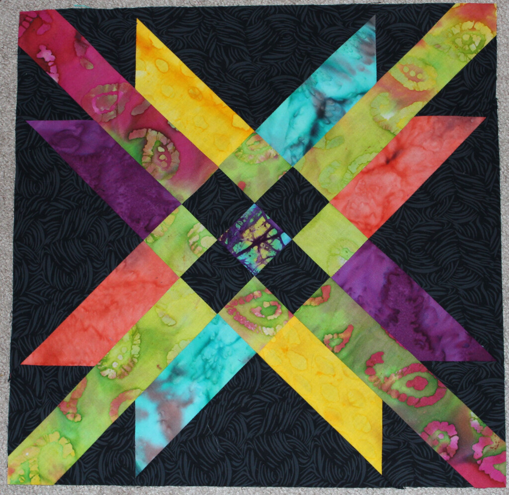 Block 6 Mexican Star Eleanor Burns Quilt In A Day BOM Star Quilt 