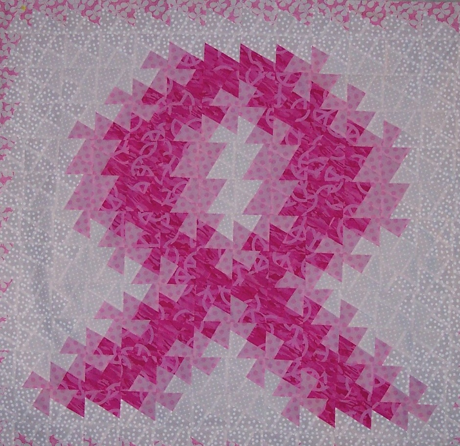 Breast Cancer Quilt Block Pattern