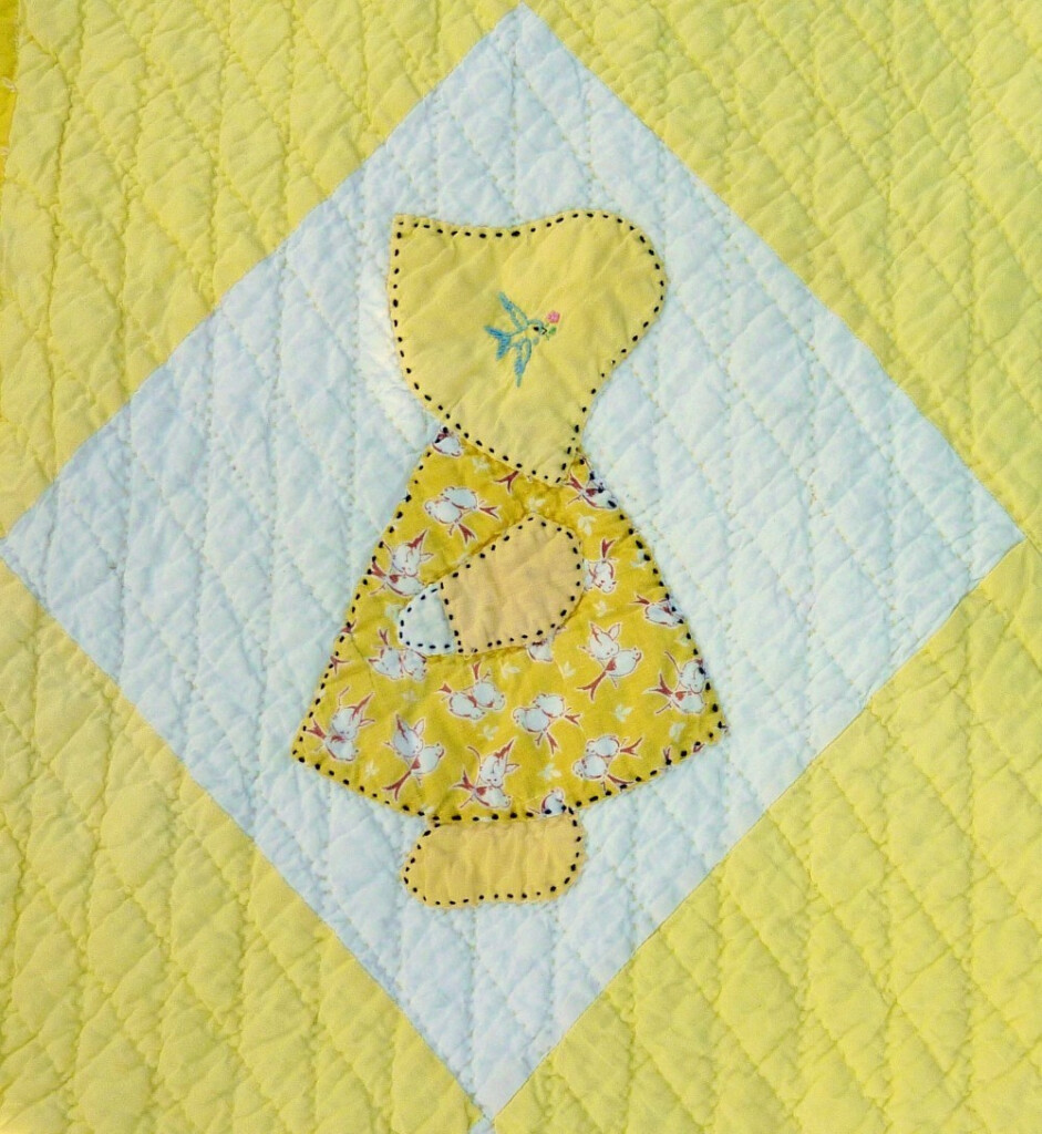 Busy Bee No 16 Yiayia s Sunbonnet Sue Quilt A Christmas Present