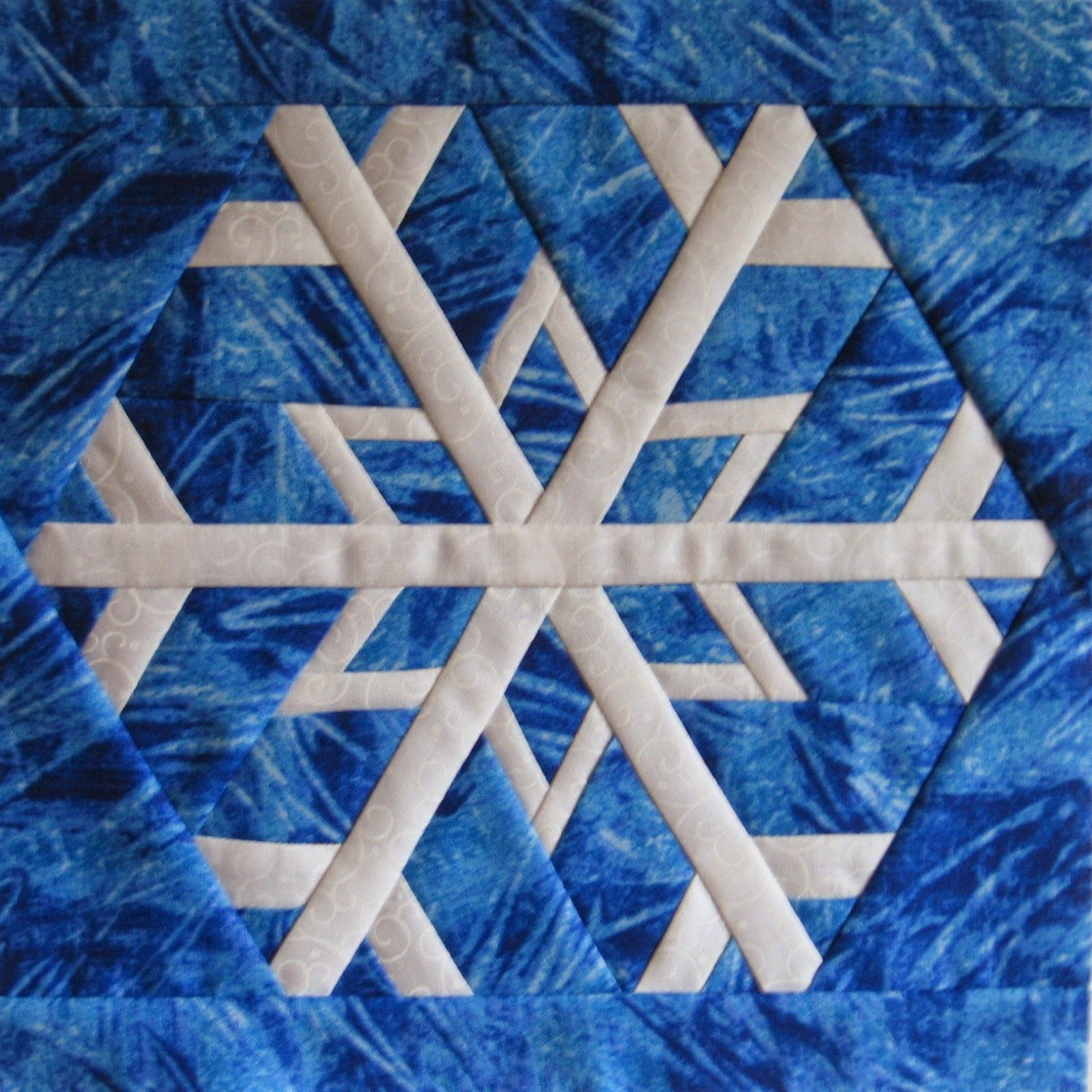 Canuck Quilter Snowalong Week 2 Snowflake Quilt Paper Pieced Quilt