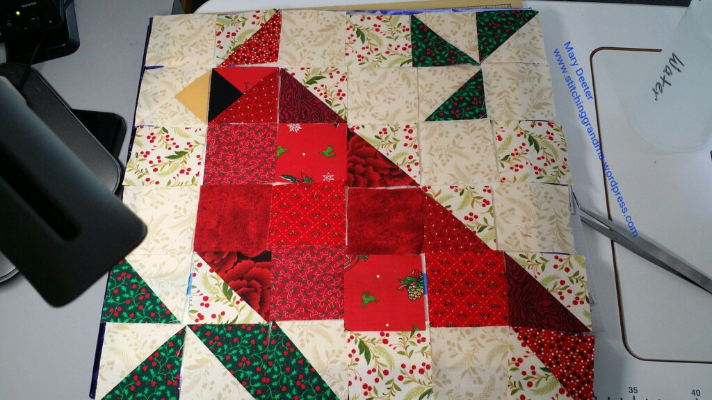 Cardinal Block For Christmas In August In 2020 With Images Bird 