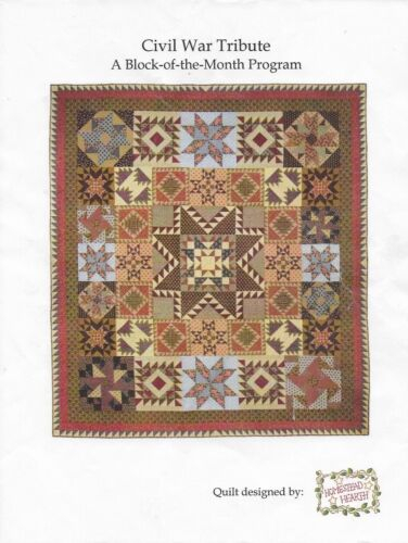 Civil War Tribute Quilt Block Of The Month 12 Patterns Marcus Homestead 