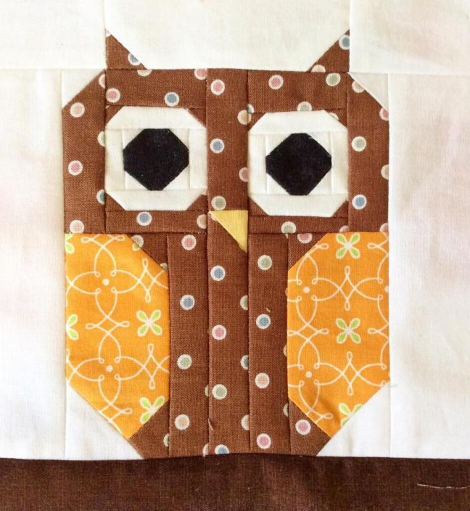 Cute Owl Quilt Block Craftsy Owl Quilt Pattern Owl Quilt Owl Baby 