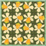 Daffodil Foundation Block By HumburgCreation Craftsy Quilts