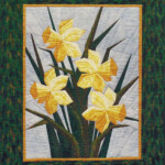 Daffodils Foundation Paper Piecing Pattern 28 X 34 Quilt