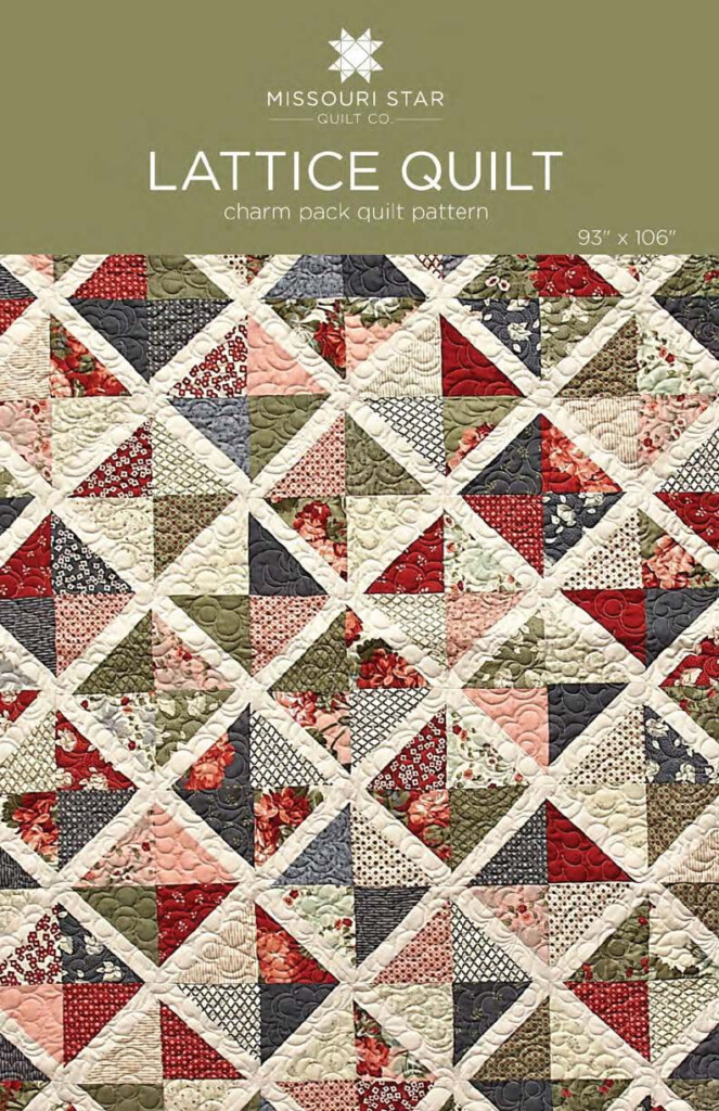 Digital Download Lattice Quilt Pattern By Missouri Star Lattice 