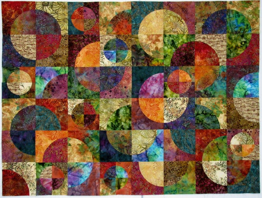 Drunkard s Path Quilt Google Search Circle Quilts Drunkards Path 