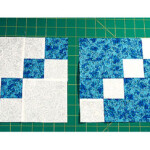 Dual Double Four Patch Quilt Block Pattern