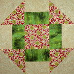 Easy 12 Churn Dash Quilt Block Pattern