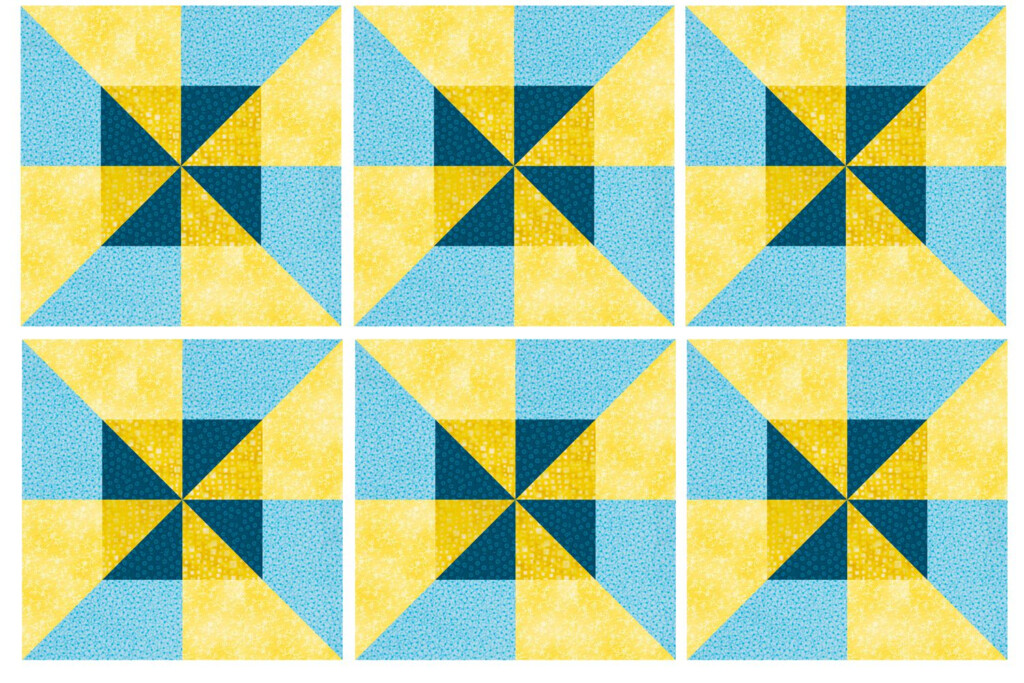 Easy Double Pinwheel Quilt Block Pattern