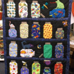 Escaping Bugs Bottle Quilt Made By Glynis Sylvia In Troy MI Around