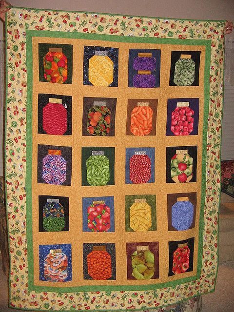 Family Canning Jar Quilt Canning Jars Quilts Farm Quilt