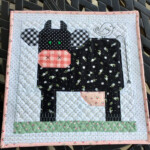 Farm Girl Vintage Cow Block Google Search Farm Quilt Farm Animal