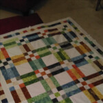 Fence Rail Nine Patch Quilt Quiltsby me