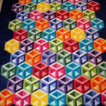 Finely Finished Quilts Connie s Hollow Cubes Geometric Quilt