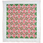 Fox And Geese Quilt With Pinwheels For Sale At 1stdibs