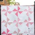Free Baby Quilt Patterns Featuring Simple Turnstile Quilt Blocks The