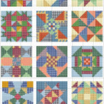 Free Cross Stitch Quilt Block Patterns No Color Chart Available