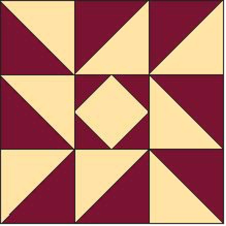 FREE Pattern Indiana Star Block Barn Quilt Patterns Quilt Blocks 