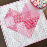 Free Quilt Pattern Heart Quilt Block I Sew Free