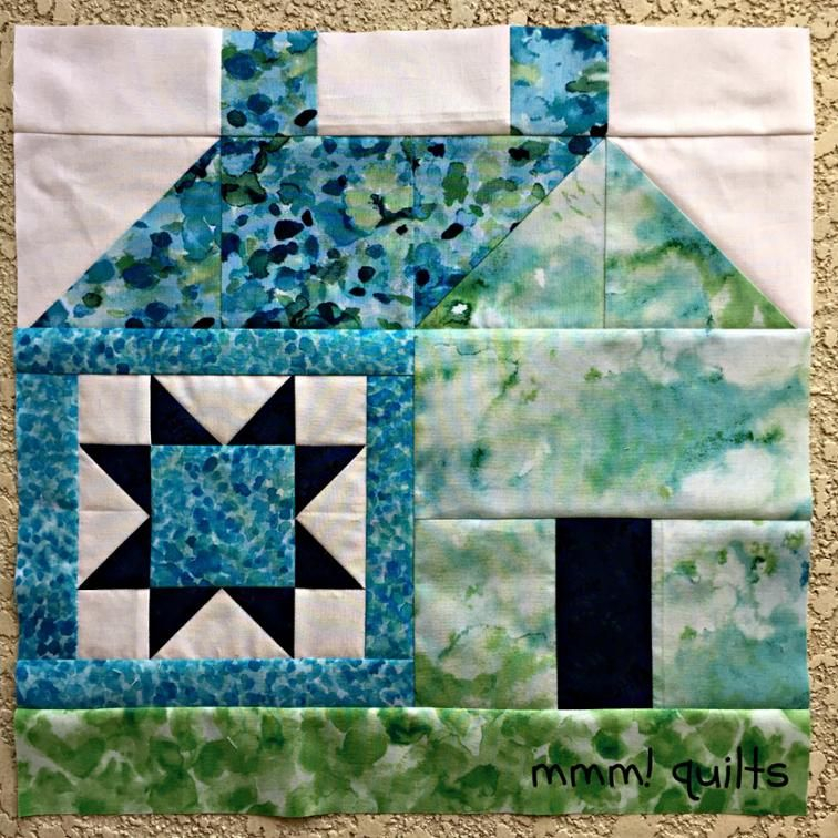 Free Quilt Pattern House Block House Quilt Patterns Quilt Patterns