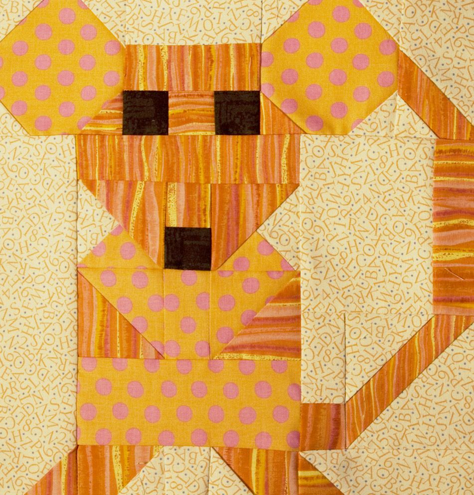 Free Tutorial Mouse Quilt Block By The Objects Of Design Cat