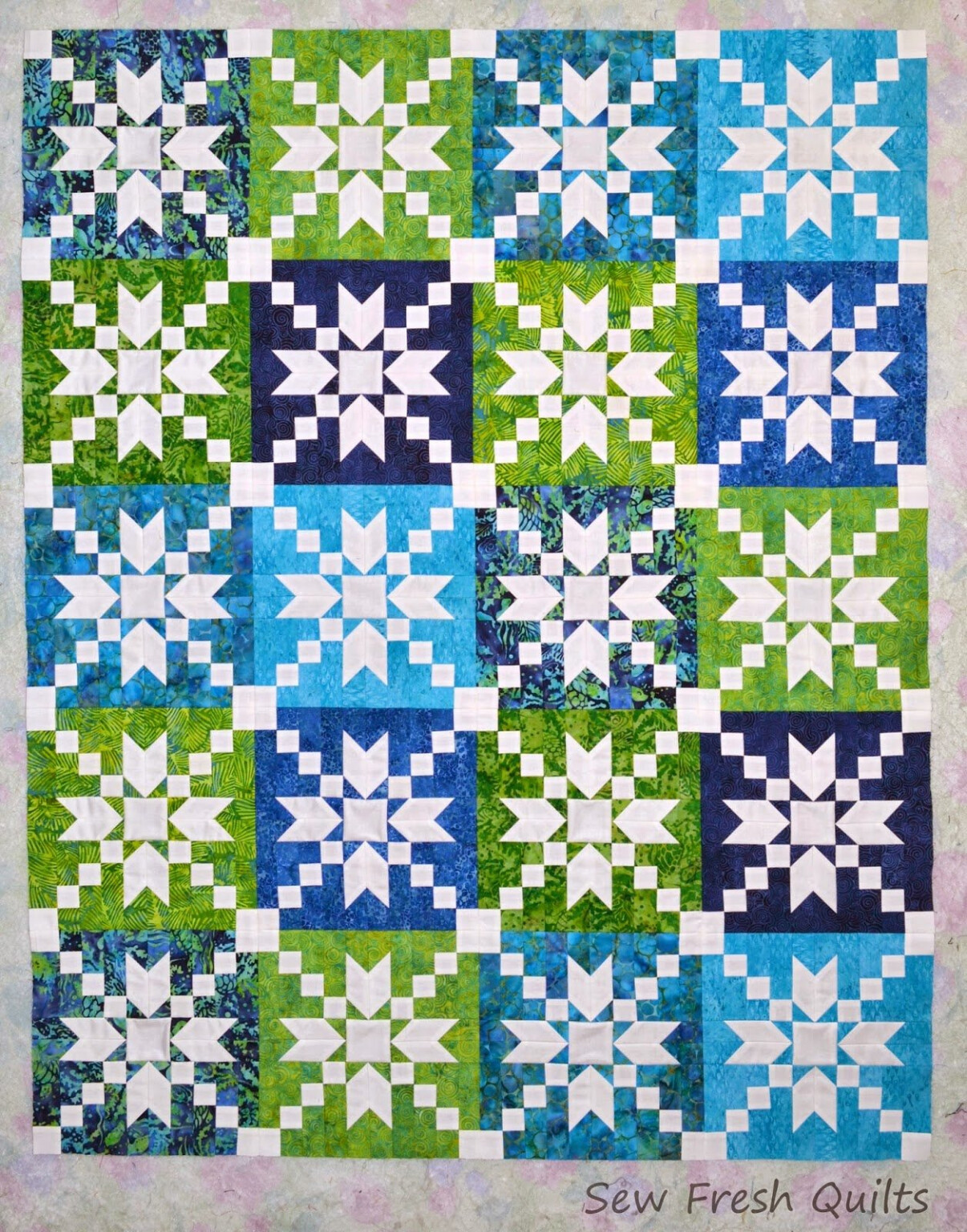 Free Stepping Stones Quilt Block Pattern - QuiltBlockPatterns.net