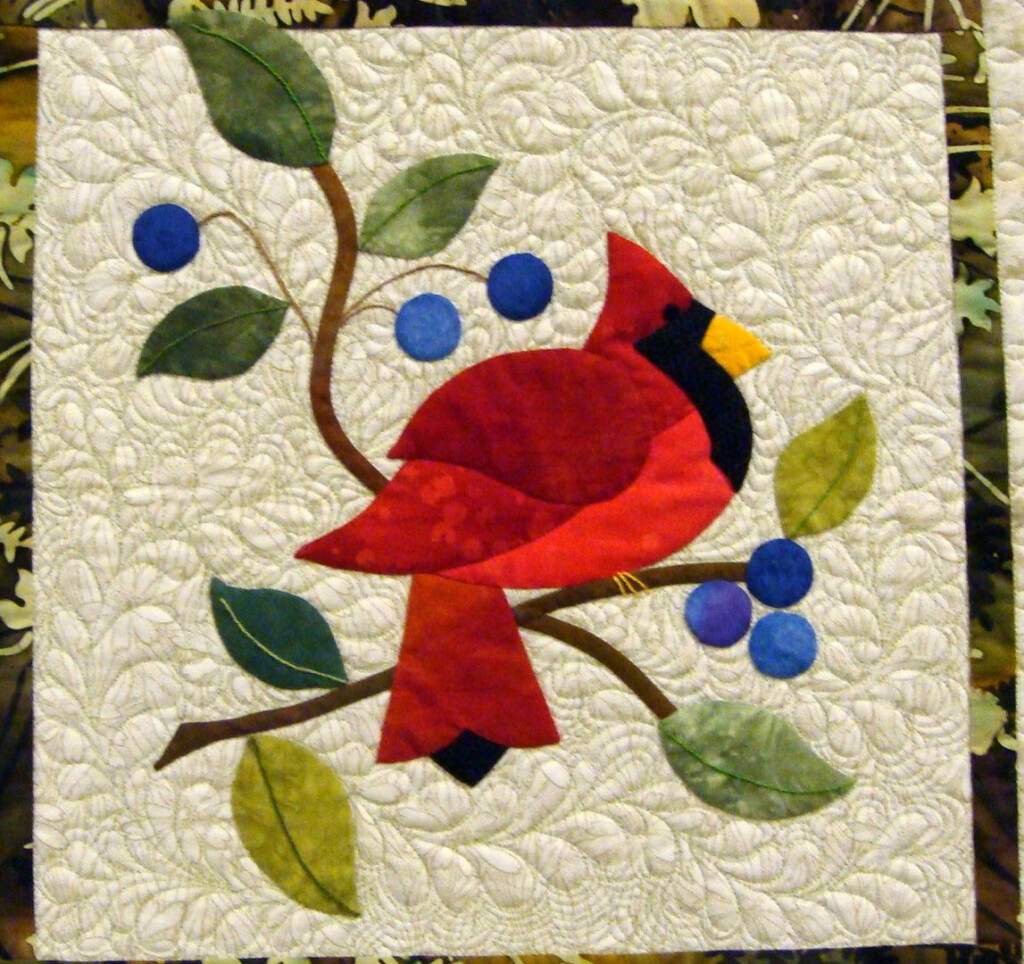 From The Strawberry Patch Bird Quilt Quilts Applique Quilts