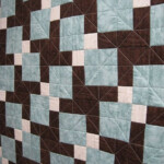 Geometric 3 Color Disappearing Nine Patch Lap Quilt Quilts Quilt