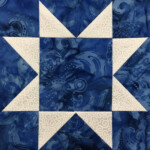 Hand Made Karma Blue White Sampler Quilt Six Inch Blocks Complete