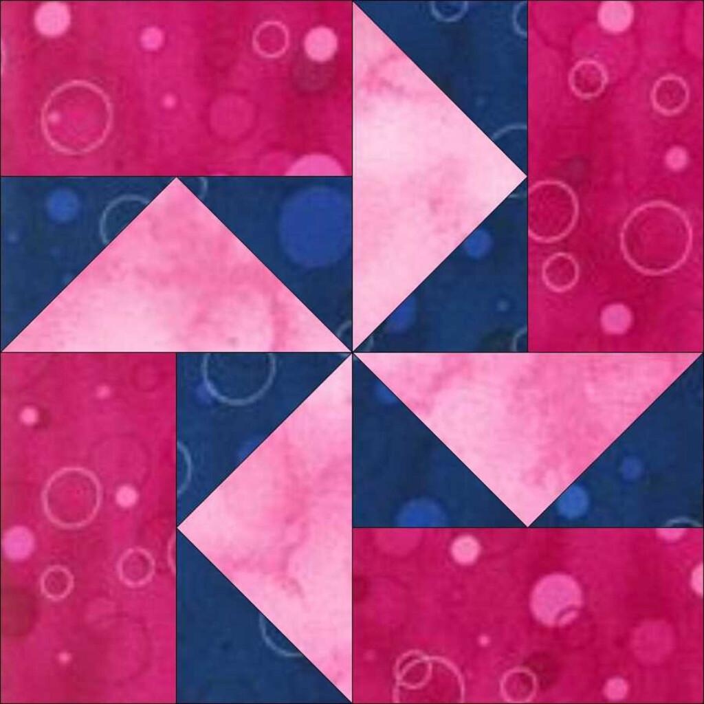 How To Make A 6 Inch Pinwheel Quilt Block Dennis Henninger s Coloring 