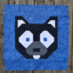 Husky Dog 12 Quilt BLOCK Pattern PDF Instant Download Etsy