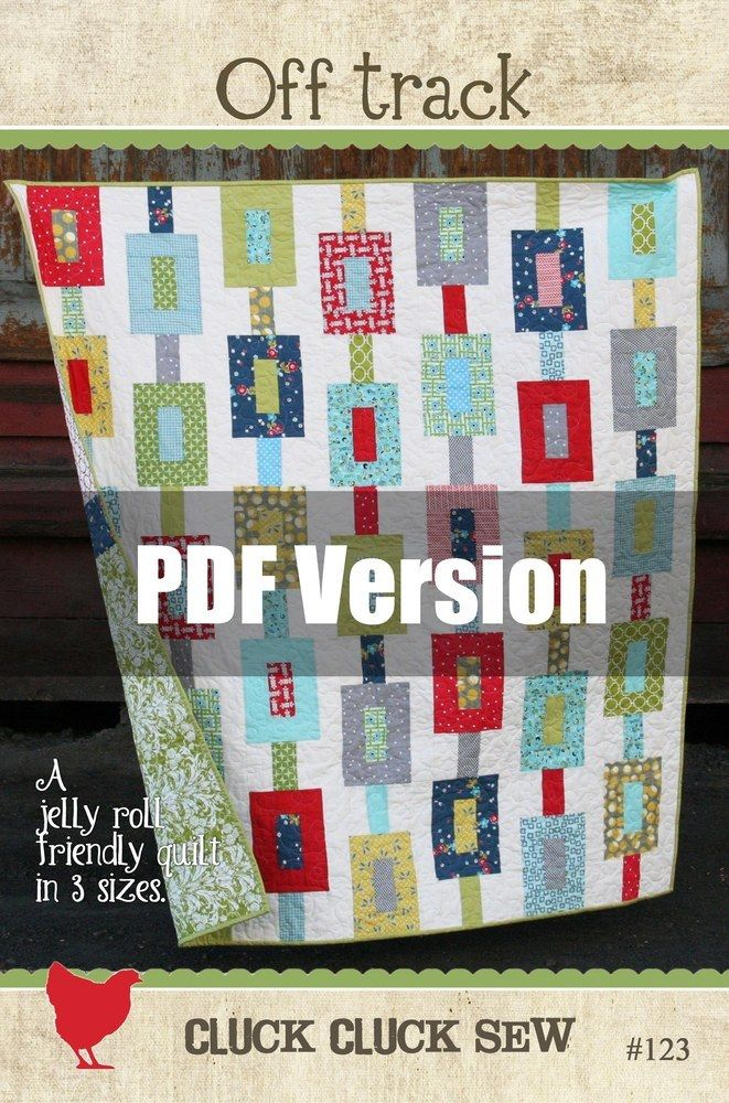 Image Of Off Track Pattern 123 PDF Pattern Quilt Sewing Patterns 