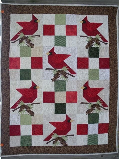 Image Result For Free Paper Pieced Cardinal Quilt Block Pattern Quilt 