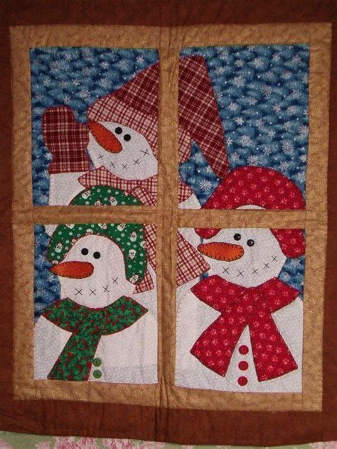 Image Result For Free Paper Pieced Snowman Quilt Patterns Christmas 