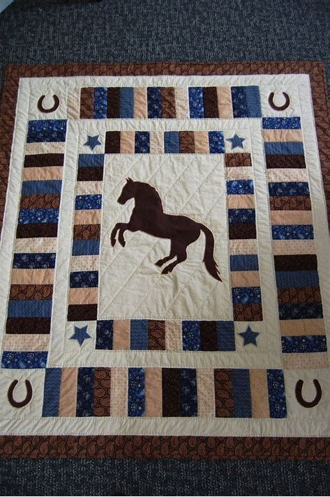 Image Result For Free Printable Horse Quilt Patterns Horse Quilt 