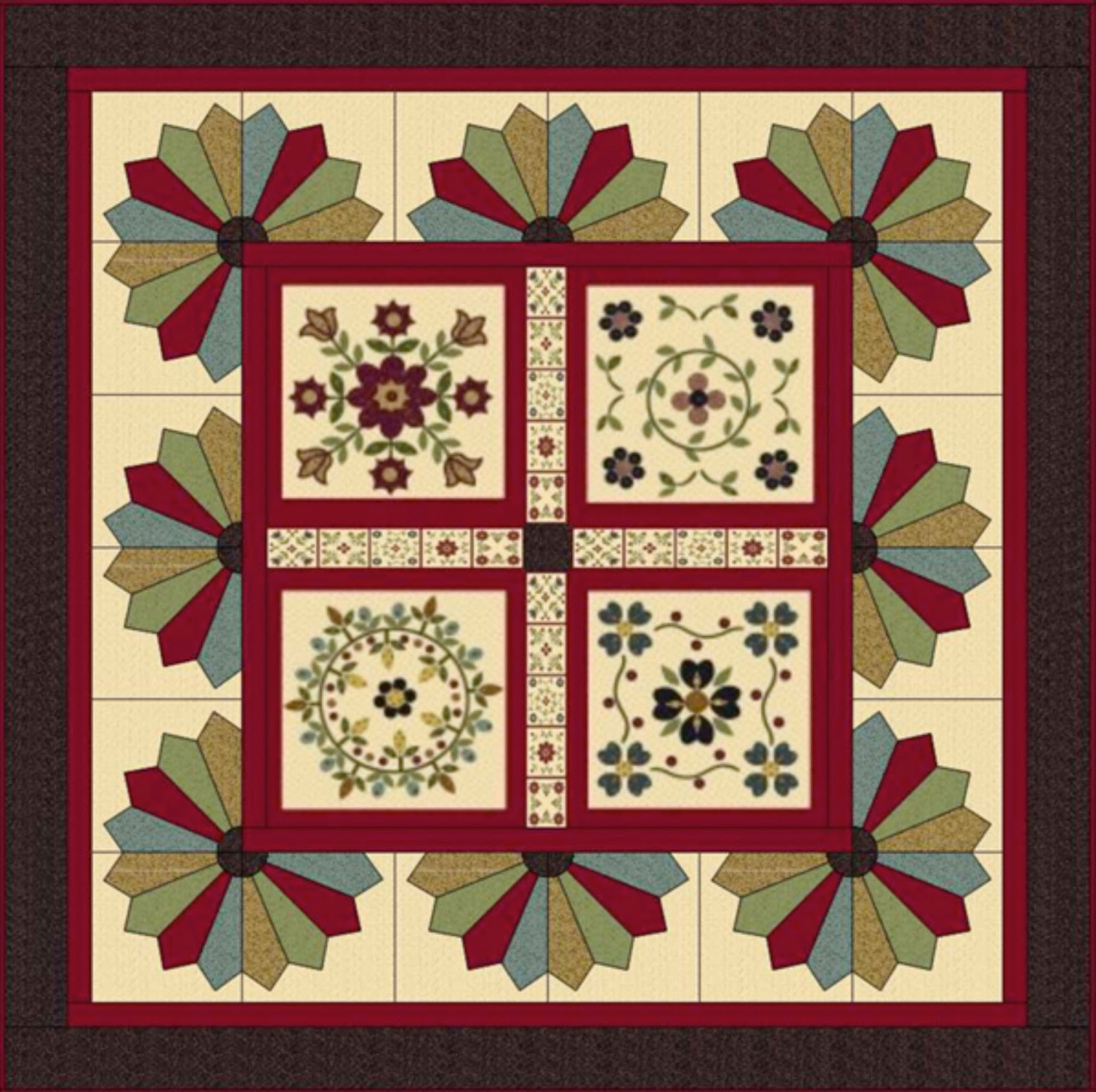 Baltimore Album Quilt Block Patterns QuiltBlockPatterns