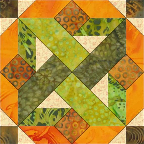 Island Dazzle Block 12 X 12 Inch Geometric Pattern Etsy Barn Quilts