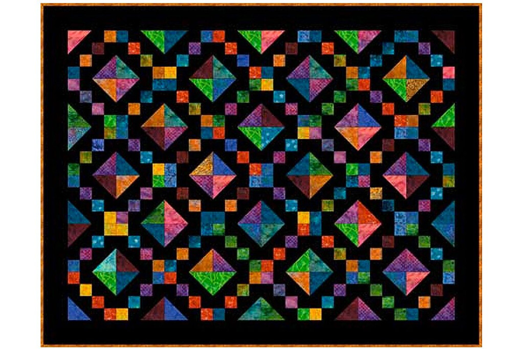 Jewel Box Quilt And Quilt Block Pattern