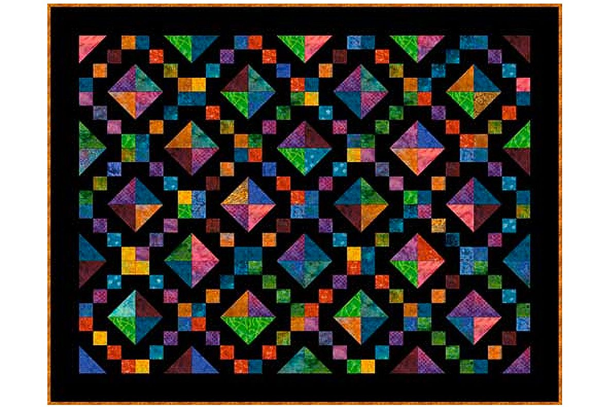 Jewel Box Quilt And Quilt Block Pattern