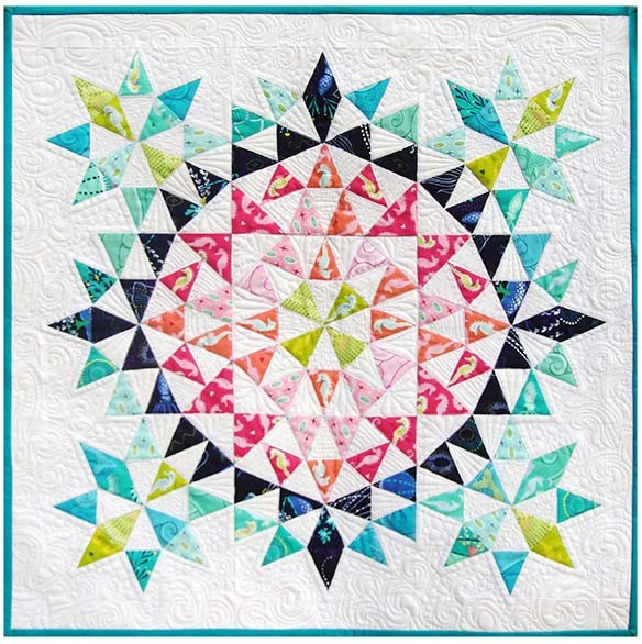 Kaleidoscope Mini Quilt By Debbi Groskopf Into The Deep Patty Sloniger